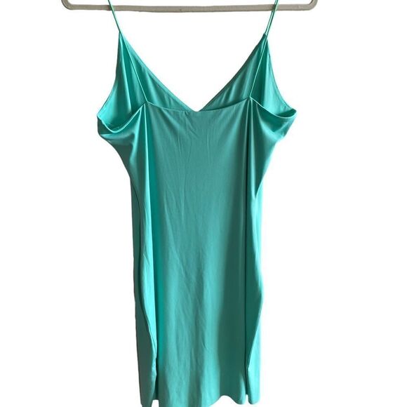 Fashion Nova ~ MINT GREEN ~ Sweet Talker Double Lined Mini dress ~ size Large - Picture 2 of 8